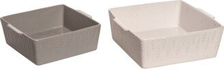 Ceramic 7.75 in. Common Ground Bakeware Set of 2