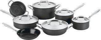 GreenGourmet 12pc Hard Anodized Cookware Set - GG-12