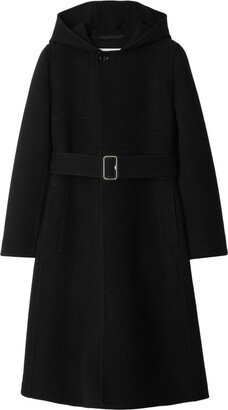 Hooded Wool-Cashmere Coat