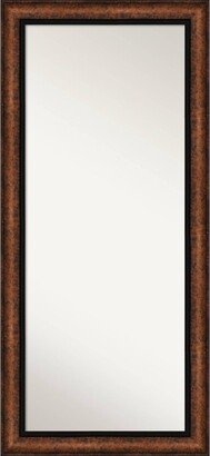 31 x 67 Non-Beveled Vogue Bronze Full Length Floor Leaner Mirror