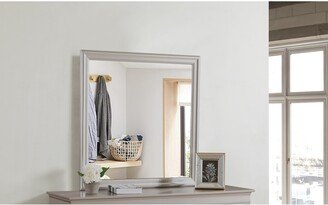 Luna Silver Champagne Mirror - Silver Champagne - 38H X 38W X 1D