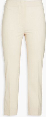 Pina cropped stretch wool slim-leg pants