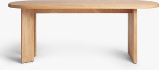 Bluff Oval Wood Bench