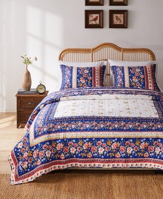 Marsha Americana Reversible 3 Piece Quilt Set, King