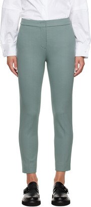 Green Cropped Trousers-AA
