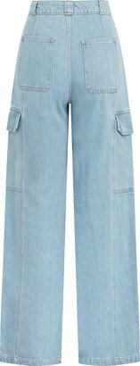 Women's High Rise Wide Leg Cargo Jean