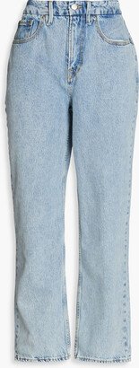 High-rise straight-leg jeans-AV