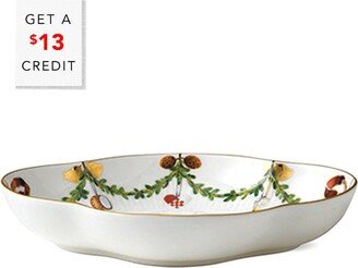 Star Fluted Christmas Accent Dish With $13 Credit