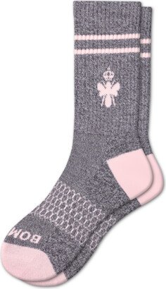 Women's Originals Calf Socks - Baby Pink - Large - Cotton