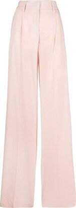 High-Waisted Straight-Leg Trousers-AU