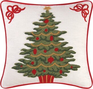 18 x 18 Tree Tufted Decorative Accent Pillow