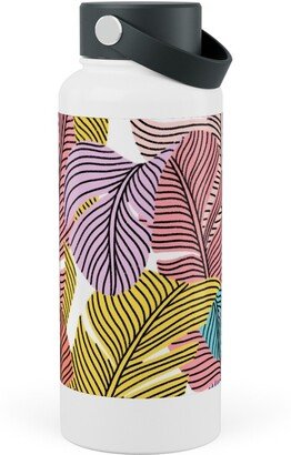 Photo Water Bottles: Always On The Bright Side - Multi Stainless Steel Wide Mouth Water Bottle, 30Oz, Wide Mouth, Multicolor