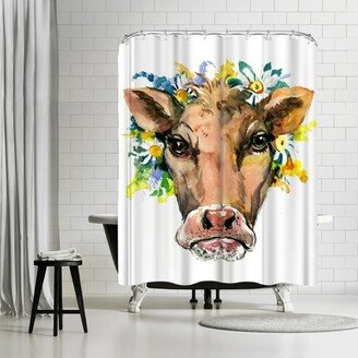 71 x 74 Shower Curtain, Cow by Suren Nersisyan