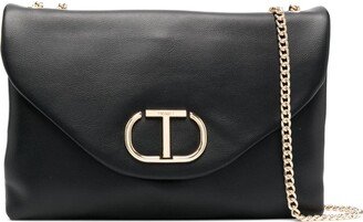 Logo-Plaque Crossbody Bag-AM