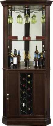 690007 Piedmont Iii Corner Wine Cabinet 690007 Espresso