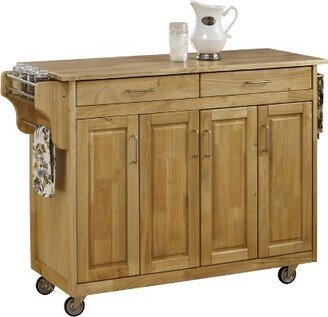 Kitchen Carts And Islands with Wood Top - Home Style