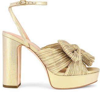 Natalia Pleated Platform Sandal