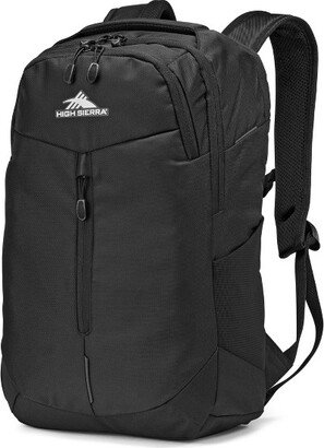 Swerve Pro Kids Adult School Backpack Book Bag Travel Laptop Bag with Drop Protection Pocket, Tablet Sleeve, and 360 Reflectivity, Black