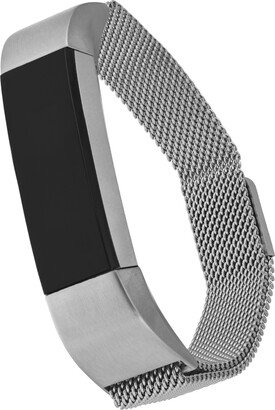 WITHit Silver-Tone Stainless Steel Mesh Band Compatible with the Fitbit Alta and Fitbit Alta Hr