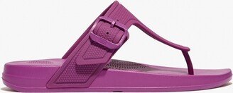 Iqushion Adjustable Buckle Miami Violet Flip Flops