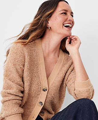 Boucle Boyfriend Cardigan