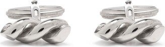 Twist-Detailing Cufflink