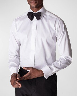 Men's Slim-Fit Fly Front Formal Shirt