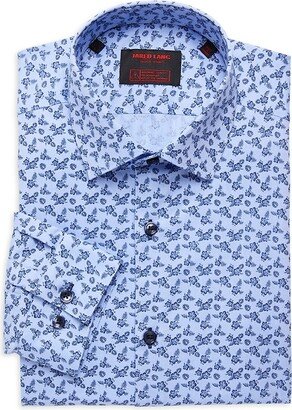 Floral Print Dress Shirt-AA