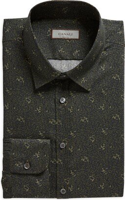 Floral Lyocell Dress Shirt