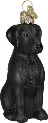 Labrador Retriever Black - 1 Ornament 3.75 Inches - Ornament Dog Lab Best Friend - 12385 - Glass - Black