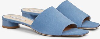 Carter Slide - Suede - Sky Blue