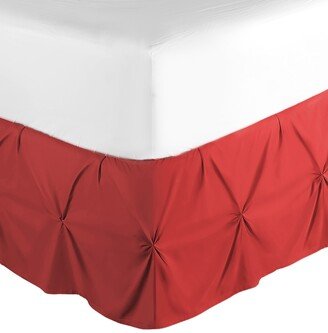 Nestl Bedding 14 Tailored Pinch Pleated Bedskirt, Queen