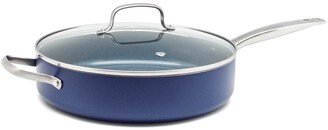 Diamond-Infused Ceramic NonStick Covered 5-Qt. Saute Pan