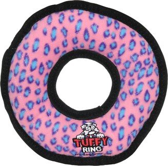 Tuffy Ultimate Ring Pink Leopard, Dog Toy