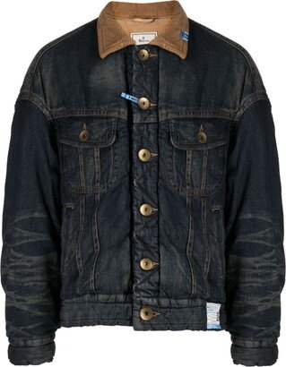 Padded Denim Jacket-AE