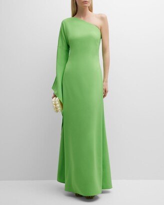 Joelle Asymmetric Cocktail Gown