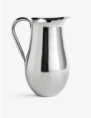 Wide-rimmed Indian Steel Pitcher 1.8L