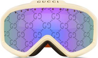 Monogram-Print Ski Goggles