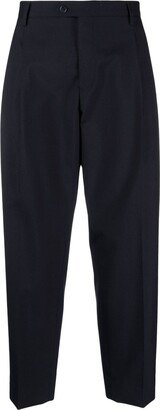 Pressed-Crease Tapered Trousers-AA