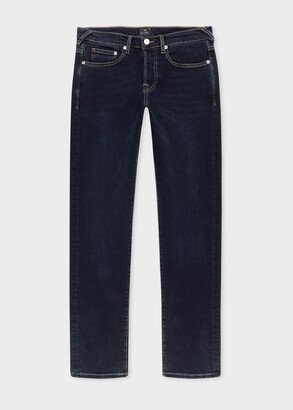 Standard-Fit 'Blue Black Comfort Stretch' Dark-Wash Jeans