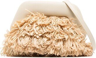 Tasche straw clutch bag