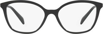 Prada Eyewear Cat-Eye Frame Glasses-AE