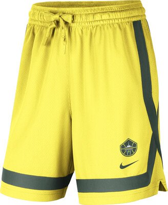 Seattle Storm Women's WNBA Practice Shorts in Yellow