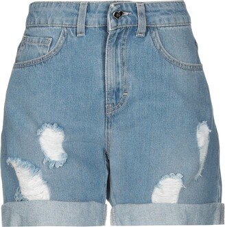 MY TWIN TWINSET Denim Shorts Blue-AA