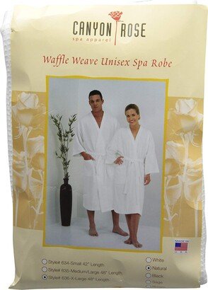 Unisex Waffle Weave Spa Robe-AA