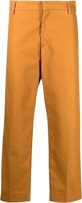 There Was One Wide-Leg Organic Cotton Trousers-AA