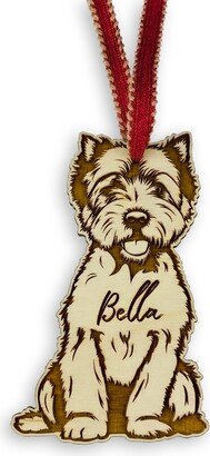 Personalized Cairn Terrier Christmas Ornament