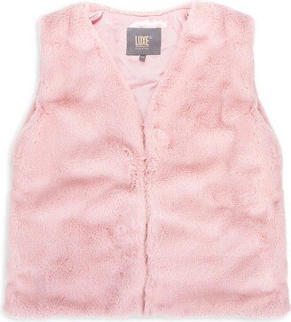 Luxe Faux Fur Faux Fur Vest-AB