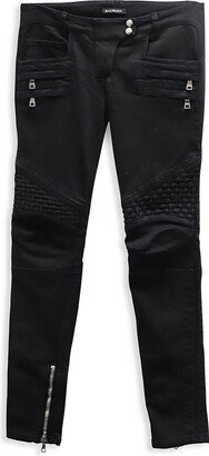 Slim Fit Jeans In Black Cotton