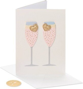 Card Wedding Mrs and Mrs Glasses - PAPYRUS